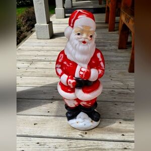 Santa Claus Christmas Blow Mold 23" w/ Light Cord Carolina Enterprises 1973